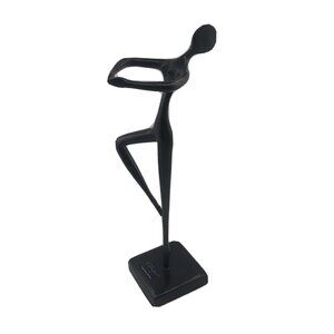 Bodrul Khalique Modernist Nude Ballerina Dancer Bronze Sculpture Figurine IKEA
